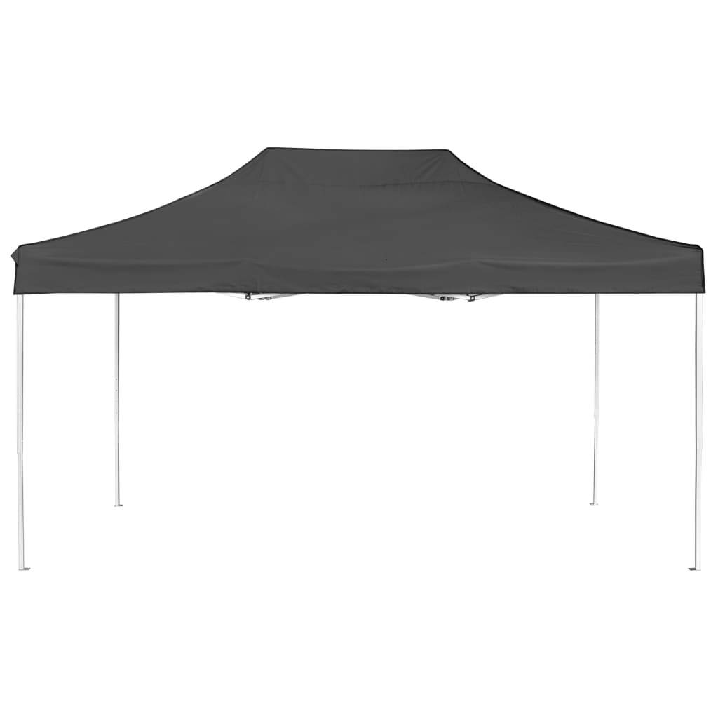 VidaXL Partytent professioneel inklapbaar 4,5x3 m aluminium antraciet