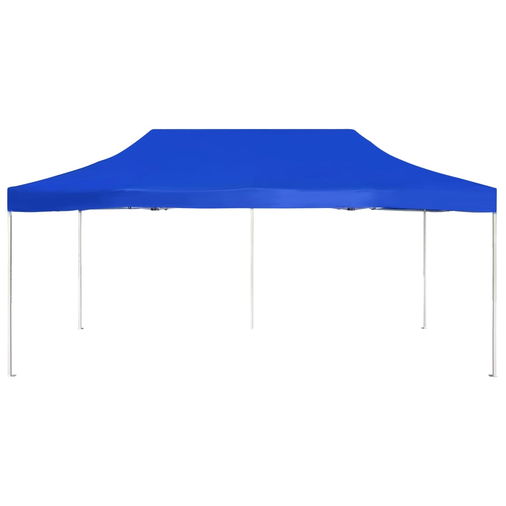 VidaXL Partytent professioneel inklapbaar 6x3 m aluminium blauw