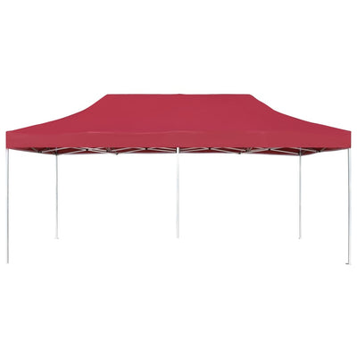 Vidaxl partytent professioneel inklapbaar 6x3 m aluminium wijnrood