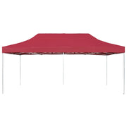 Vidaxl partytent professioneel inklapbaar 6x3 m aluminium wijnrood - afbeelding 2