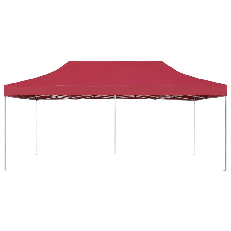 Vidaxl partytent professioneel inklapbaar 6x3 m aluminium wijnrood