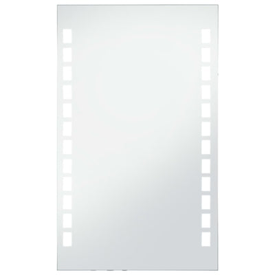 Vidaxl badkamerspiegel led 60x100 cm