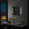 Vidaxl badkamerspiegel led 80x60 cm