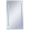 Vidaxl badkamerspiegel led met schap 60x100 cm