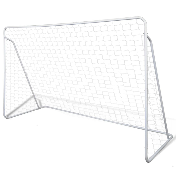 Vidaxl voetbalgoals 2 st 240x90x150 cm staal