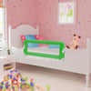Vidaxl kinderbedhekjes 2 st 102x42 cm groen