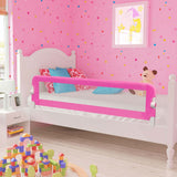 Vidaxl kinderbedhekjes 2 st 150x42 cm roze - afbeelding 1