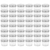 Vidaxl jampotten met zilverkleurige deksels 48 st 110 ml glas