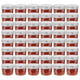 Vidaxl jampotten met zilverkleurige deksels 48 st 110 ml glas