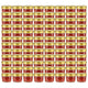 Vidaxl jampotten met goudkleurige deksels 96 st 110 ml glas
