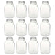 Vidaxl potten met sluiting 12 st 3 l glas