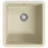 Vidaxl gootsteen enkele bak graniet beige - afbeelding 2