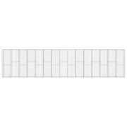 VidaXL Schanskorfmuur met deksels 900x50x200 cm gegalvaniseerd staal - afbeelding 3
