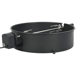 Vidaxl bbq rotisserie ring 57 cm zwart - afbeelding 1
