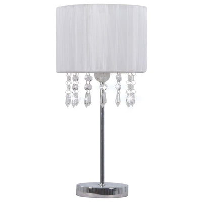 VidaXL Bureaulamp rond E27 wit