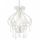 Vidaxl plafondlamp met kralen rond e14 wit