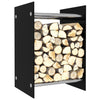 Vidaxl haardhoutrek 40x35x60 cm glas zwart