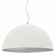 Vidaxl hanglamp e27 ø50 cm wit en zilver