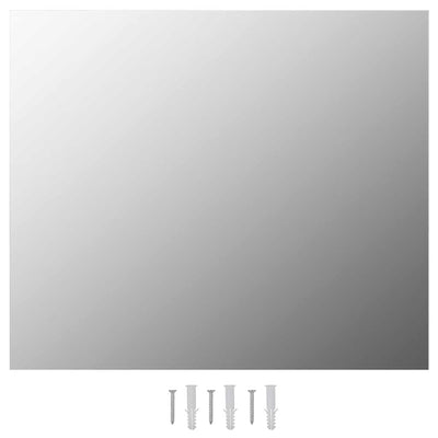 Vidaxl spiegel frameloos 80x60 cm glas