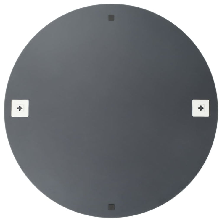 VidaXL Spiegel rond frameloos 80 cm glas