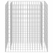 Vidaxl gabion plantenbak verhoogd 90x50x100 cm gegalvaniseerd staal - afbeelding 3