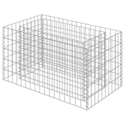 Vidaxl gabion plantenbak verhoogd 90x50x50 cm gegalvaniseerd staal - afbeelding 2