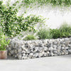 Vidaxl schanskorfmuur 450x30x50 cm gegalvaniseerd staal