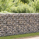 Vidaxl schanskorfmuur met deksels 100x20x100 cm gegalvaniseerd staal