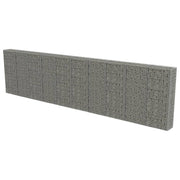 VidaXL Schanskorfmuur met deksels 600x30x150 cm gegalvaniseerd staal - afbeelding 2