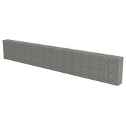 VidaXL Schanskorfmuur met deksels 900x50x150 cm gegalvaniseerd staal - afbeelding 2