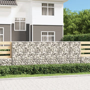VidaXL Schanskorfmuur met deksels 300x50x100 cm gegalvaniseerd staal - afbeelding 1