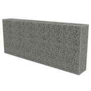 VidaXL Schanskorfmuur met deksels 300x50x150 cm gegalvaniseerd staal - afbeelding 2