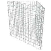 Vidaxl gabion plantenbak verhoogd 75x75x50 cm gegalvaniseerd staal - afbeelding 2