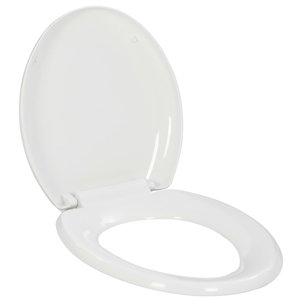 VidaXL Toiletbril soft-close met quick-release ontwerp wit