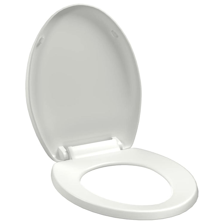 Vidaxl toiletbril soft-close met quick-release ontwerp wit