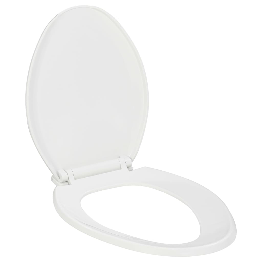 VidaXL Toiletbril soft-close met quick-release ontwerp wit