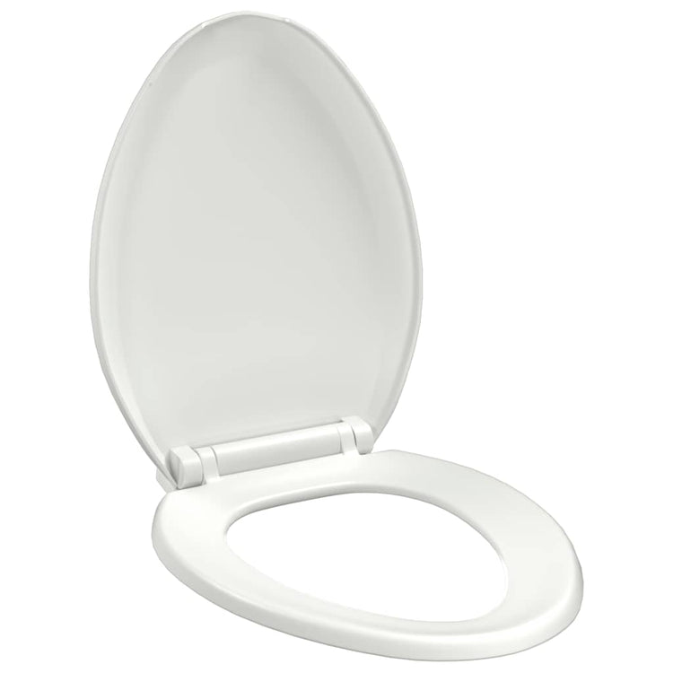 Vidaxl toiletbril soft-close met quick-release ontwerp wit