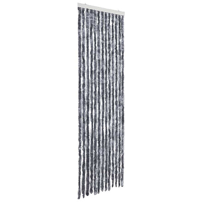 Vidaxl vliegengordijn 56x185 cm chenille zilverkleurig