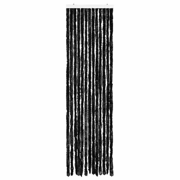 Vidaxl vliegengordijn 56x185 cm chenille antraciet