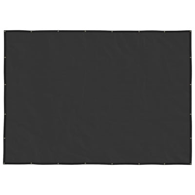 VidaXL Aanhangwagennet 2,5x3,5 m HDPE zwart