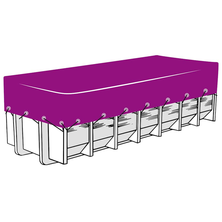 Vidaxl containernet 3,5x5 m hdpe zwart