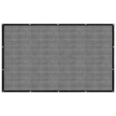 VidaXL Containernet 3,5x7 m HDPE zwart