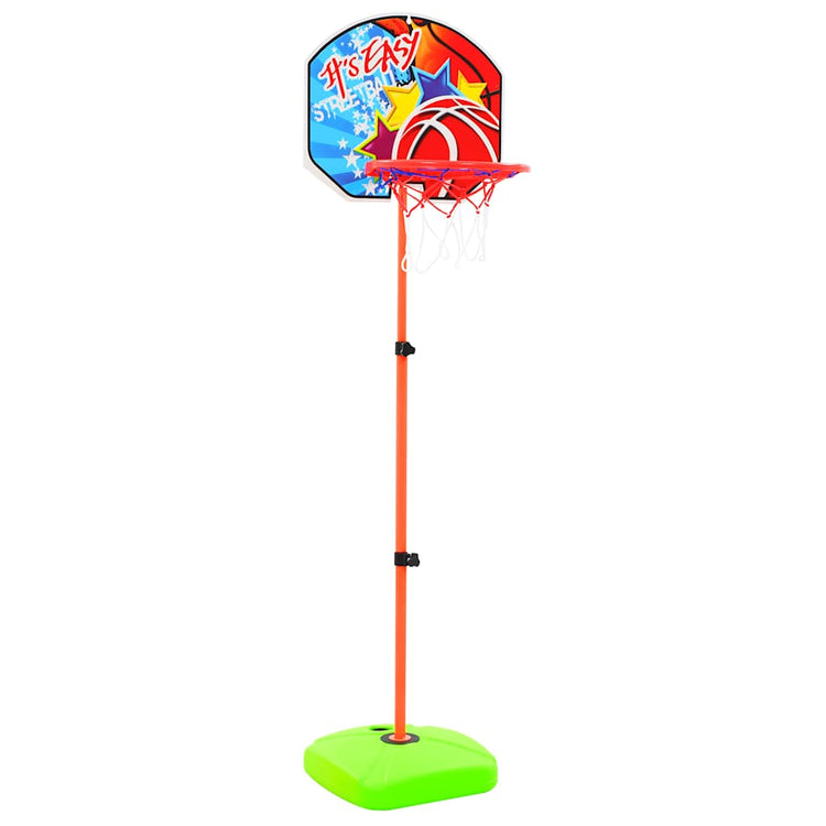 Vidaxl kinderbasketbalring- en balset
