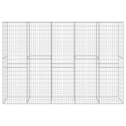 VidaXL Schanskorfmuur met deksel 300x50x200 cm gegalvaniseerd staal - afbeelding 3