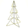 Vidaxl kegelkerstboom 240 led's binnen en buiten 115x150 cm