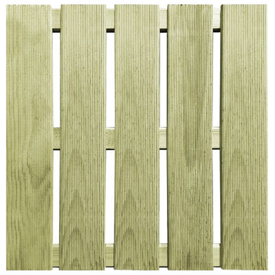 VidaXL 24 st Terrastegels 50x50 cm hout groen