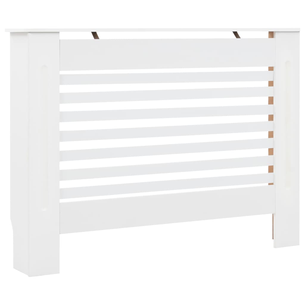 VidaXL Radiatorombouw 112x19x81,5 cm MDF wit