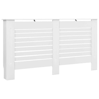 Vidaxl radiatorombouw 152x19x81,5 cm mdf wit