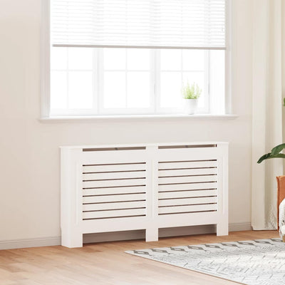 Vidaxl radiatorombouw 152x19x81,5 cm mdf wit