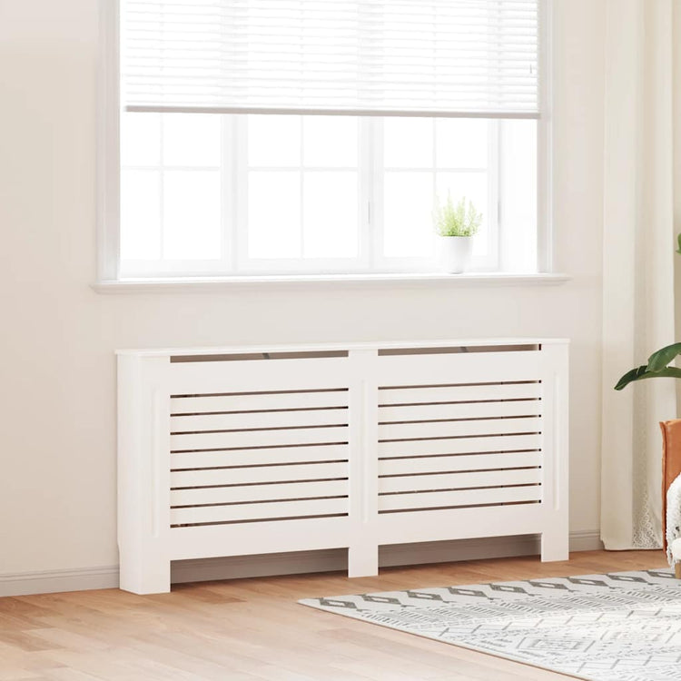 Vidaxl radiatorombouw 172x19x81,5 cm mdf wit